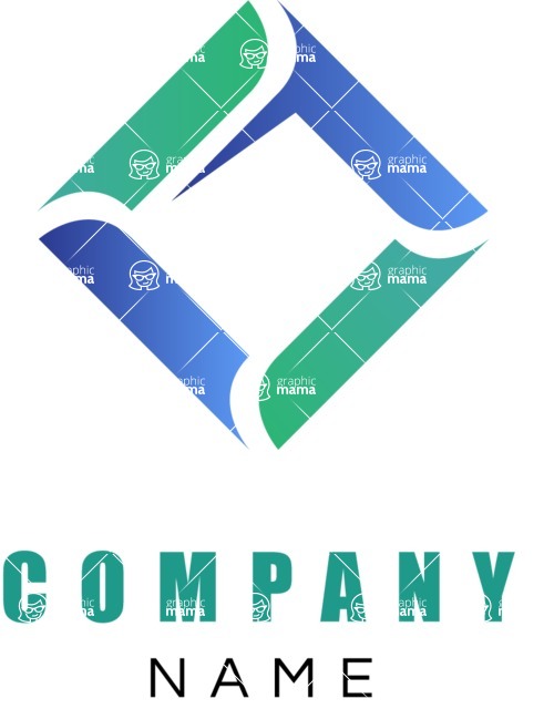 Business Logo Templates - vector graphics in a pack from GraphicMama - Modern Stylized Business Company Colorful Logo Design